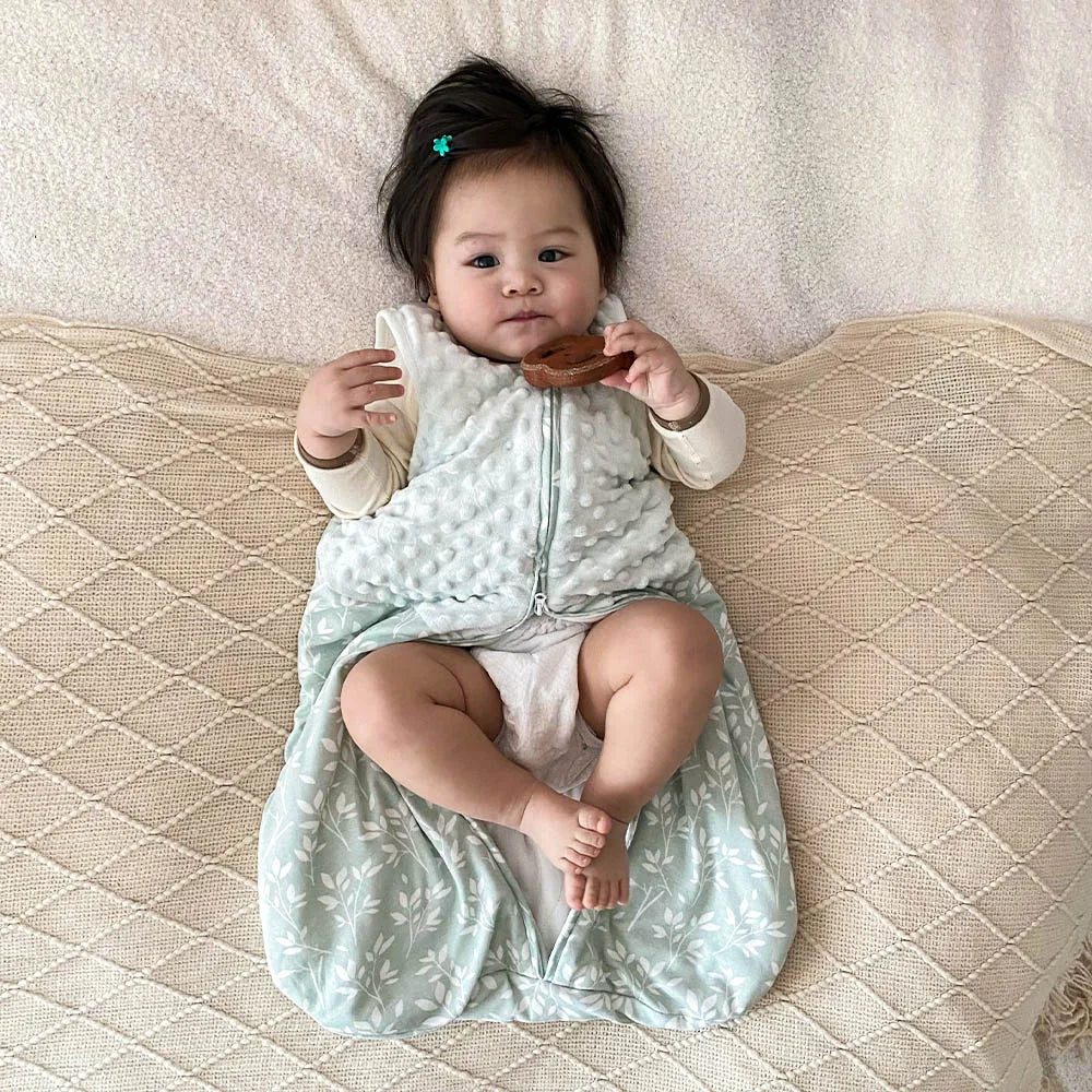 Baby Sleepsack 3-24Months Autumn Baby Sleeping Bag Blanket 1.5Tog Doudou Soft Feeling Starfish Shell Print Vest Style Esprit Baroudeur