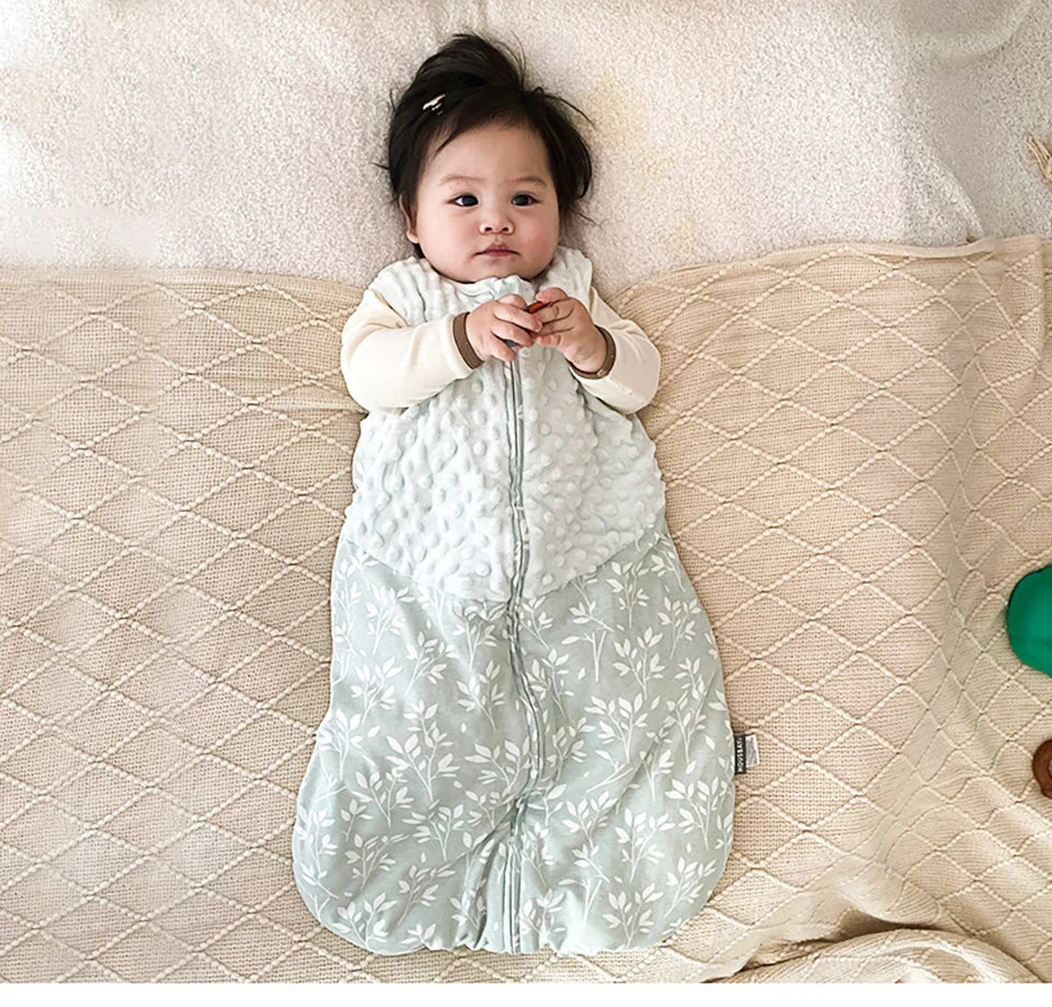 Baby Sleepsack 3-24Months Autumn Baby Sleeping Bag Blanket 1.5Tog Doudou Soft Feeling Starfish Shell Print Vest Style Esprit Baroudeur