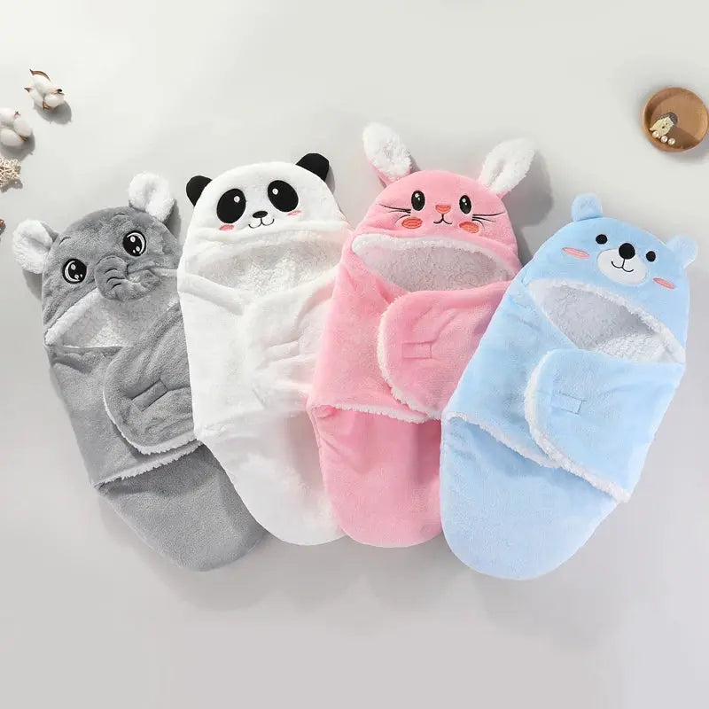 Soft Baby Sleeping Bags Warm Autumn and Winter Newborn Baby Wrap Blankets CartoonCocoon for babies Flannel  Baby Sleepsack 0-9M Esprit Baroudeur